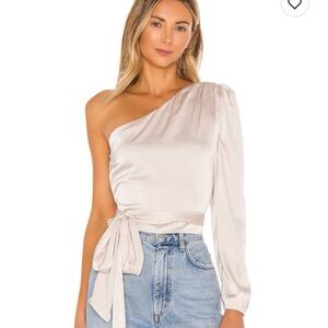 Revolve one shoulder top